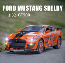 1:32 FM GT500 Supercar Racing Model Car Toy Boy Diecast Metal Orange - £13.61 GBP