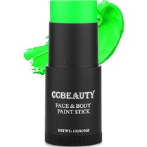 Halloween Neon Green Face Body Paint Stick Oil, Lime Green Eye Black, Fa... - £14.85 GBP