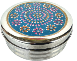 Stainless Steel Masala Box,Spice BOX,Masala Dabba,spice Container rack,Indien Si - £32.44 GBP