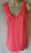 Lilly Pulitzer S Tank Top Pink Pom Pom - $27.99