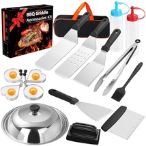 Griddle Accessories Kit, 17Pcs Flat Top Grill Accessories Set For Blackstone And - £36.94 GBP