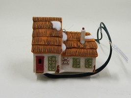 Dept 56 Dickens Bob Cratchet &amp; Tiny Tim Cottage Lighted Ornament - £15.97 GBP