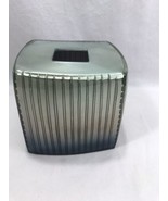 Croscill Fairfax Slate Gray Iridescent Acrylic Square Box Tissue Cover H... - €16,66 EUR