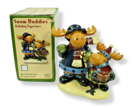 Akcents  Snow Buddies  Moose Holiday Figurines  5in Tall with Box - £12.98 GBP