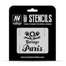 Lettering &amp; Signs Stencils - Vintage Garage - £12.79 GBP