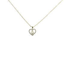 Heart Necklace. Double Heart Necklace. Heart in Heart Necklace. Double Heart Pen - £16.72 GBP