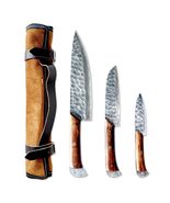 Breliser 3-Piece Knives Set for Kitchen, Damascus Chef Knife Set With Pr... - $137.20