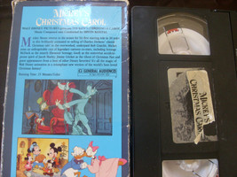 Mickey&#39;s Christmas Carol VHS Walt Disney 1983  Original Release Vintage - £6.38 GBP