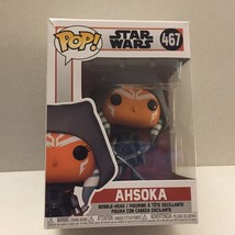 NEW Star Wars Hooded Ahsoka Funko Pop Figure #467 - £22.37 GBP