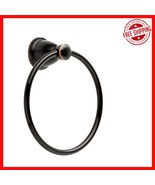 Compact Hand Towel Holder with Oil Rubbed Bronze Finish - Easy Wall Inst... - $31.26 CAD