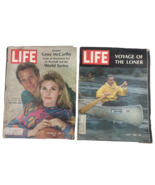 Lot of 2 Life Magazines Gene McCarthy Voyage of The Loner &amp; World Series... - £11.20 GBP