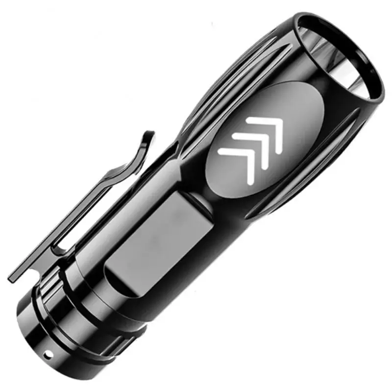Portable USB Charging Flashlight High Power LED Flashlights Zoom Highlight - £9.68 GBP+
