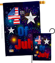 Fireworks July 4th - Impressions Decorative Flags Set S111089-BO - £46.48 GBP