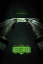2024 Beetlejuice Beetlejuice Movie Poster 11X17 Michael Keaton Winona Ry... - £9.10 GBP