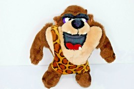 Vintage 10&quot; Looney Tunes &#39;Jungle&#39; Taz Tazmanian Devil Plush Stuffed Animal - £23.29 GBP