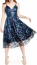 Dress the Population Sequined Maren Fit &amp; Flare Dress Size XS NWT MSRP $328 - £118.72 GBP