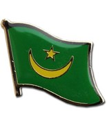 AES Mauritania Country Flag Bike Motorcycle Hat Cap Lapel Pin - $4.71 CAD