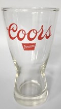 1980&#39;s Coors Premium 10oz Drinking Pilsner Beer Glass Barware U94 - £8.03 GBP