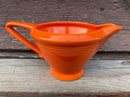 Vtg Orange Fiesta Ware Harlequin Creamer - £15.78 GBP