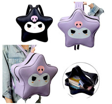 Hello Kitty Kuromi Star-Shape Teens Backpack Purse Shoulder Bag Girls Sc... - £23.58 GBP