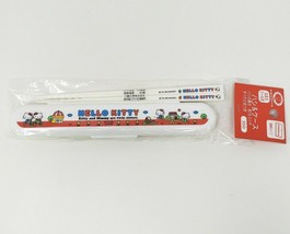 New In Package Vintage 1999 Sanrio Smiles Hello Kitty & Mimmy Chopsticks & Case - $46.55