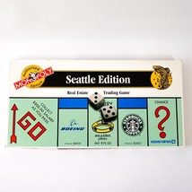 Seattle Edition Monopoly Real Estate Trading Board Game Toy 1997 Parker ... - $16.83