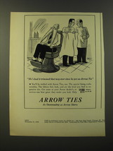 1938 Arrow Ties Ad - He&#39;s had it trimmed that way ever since he got an Arrow Tie - £14.74 GBP