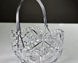 Bleikristall 24% Lead Crystal Basket w/ Aluminum Handle ~ Made in West G... - $24.99