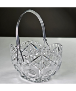 Bleikristall 24% Lead Crystal Basket w/ Aluminum Handle ~ Made in West G... - €21,70 EUR