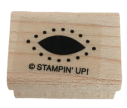 Stampin Up Rubber Stamp Flower Petal with Dots Garden Scene Maker Card Making - £2.33 GBP