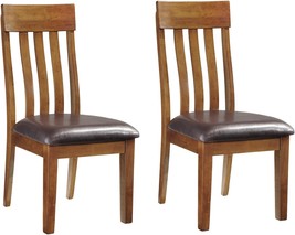 Signature Design by Ashley Ralene Rake Back Dining Room Chair Set of 2, Medium - £169.69 GBP
