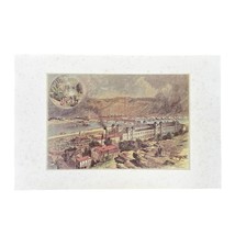 Pittsburgh Exhibition Allegheny River Steel Mills Harper’s Print - £39.87 GBP