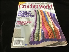 Crochet World Magazine February 2021 Totally Scrappy Projects, Irish Crochet - $12.00