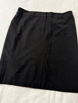 Worthington Stretch Women's Black Rear Zip & Slit Pencil Pull-On Skirt Size 18 image 8