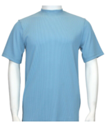 Men Dressy T-Shirt  LOG-IN UOMO Soft Crew Neck Corded Short Sleeves 218 ... - £31.96 GBP