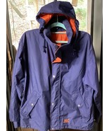 Vintage Helly Hansen Helly Tech Jacket ~ Mens Size M ~Navy Blue Windbrea... - $43.37