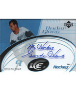 2003-04 UPPER DECK ICE #UG-MH GORDIE HOWE UNDER GLASS AUTO - $395.00