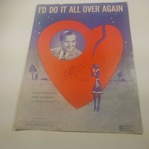 I&#39;ll Do It All Over Again Sheet Music Robertson Benny Goodman 1945 War Bonds Ad - £5.49 GBP