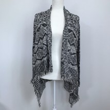 Romeo + Juliet Couture Cardigan Sweater Black White XS EUC - £23.19 GBP