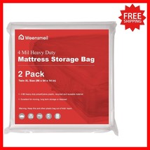 2 Pack Heavy-Duty Twin XL Mattress Storage Bags - 4 Mil Waterproof Prote... - $649.39 MXN