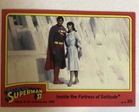 Superman II 2 Trading Card #30 Christopher Reeve Margot Kidder - $1.97