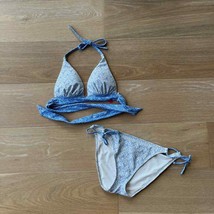 Victoria&#39;s Secret 2 piece Blue &amp; White Bikini XS/Medium - £26.59 GBP