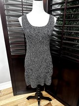 Rubbish Sleeveless Sweater Dress Gray Pockets Mini XS Academia - £22.34 GBP