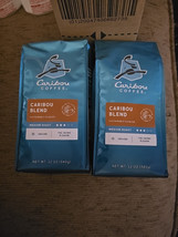 2 Caribou Coffee Medium Roast Ground Caribou Blend 12 Oz (YY30) - $41.90