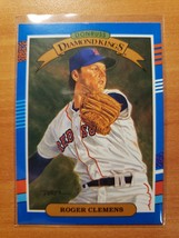 1991 Donruss #9 Roger Clemens - Diamond Kings - Red Sox - MLB - Freshly Pulled - £2.84 GBP