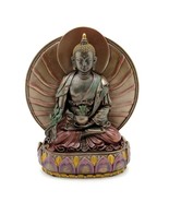 MEDICINE BUDDHA STATUE 6&quot; Buddhist Wellness Icon HIGH QUALIITY Bronze Resin - $598.29 MXN
