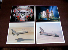 Columbia Space Shuttle Nasa Launch Takeoff Flight Deck Vintage 1990 Color Photos - £39.10 GBP
