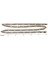 14k Yellow Gold 23½" Figaro Chain 11 grams 3.5 mm wide - $1,044.05