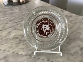 Vintage 1970s Las Vegas MGM Grand Hotel Lion Head Glass Ashtray - $12.94