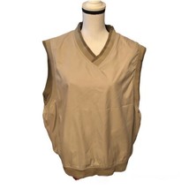 Holloway Lifestyle Collection Men’s Vest Pullover Tan w/Front Pockets Si... - £11.81 GBP